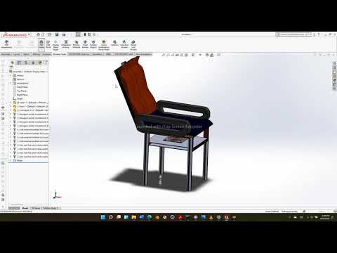 Solidworks Tutorial Chair Rendering