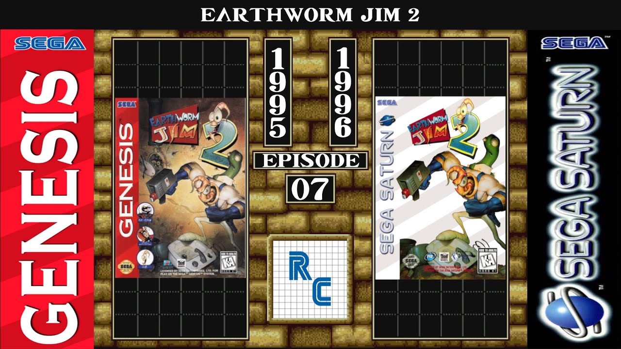 EARTH WORM JIM 2 SEGA SATURN COMPLET