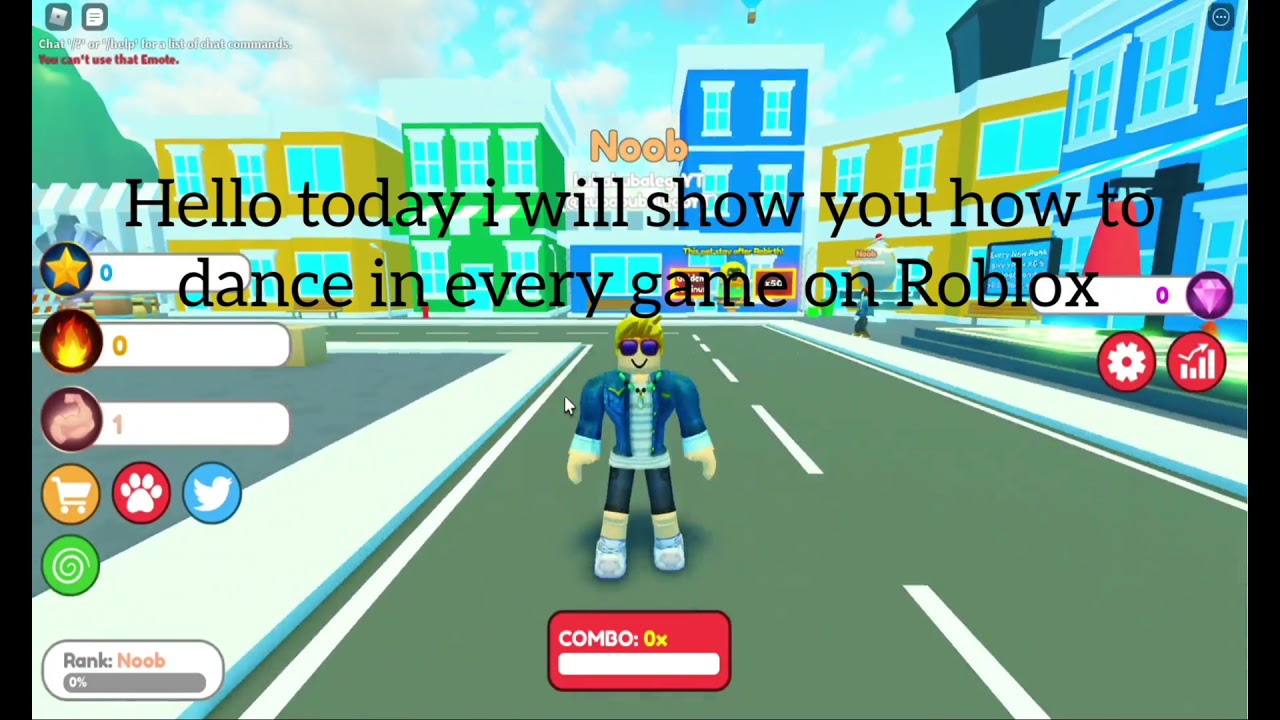 HOW TO DANCE IN ROBLOX Tutorial YouTube 