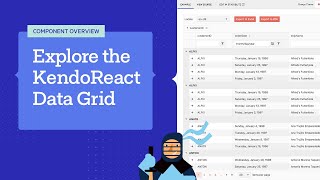Guided Tour of an Easy-to-Use React Data Table: KendoReact Data Grid