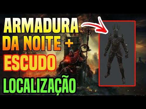 ARMADURA DA NOITE + ESCUDO LOCALIZAÇÃO ELDEN RING SHADOW OF THE ERDTREE