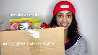 i tasted asian snacks literally never again