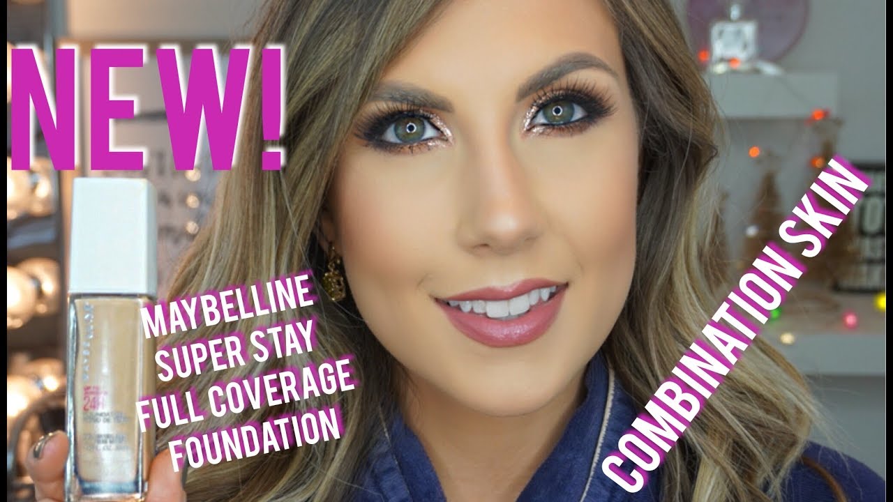NEW! MAYBELLINE SUPER STAY FULL COVERAGE FOUNDATION - COMBINATION SKIN