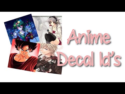 Roblox Bloxburg Anime Decal Id S Youtube - roblox decals id anime bux gg how to use