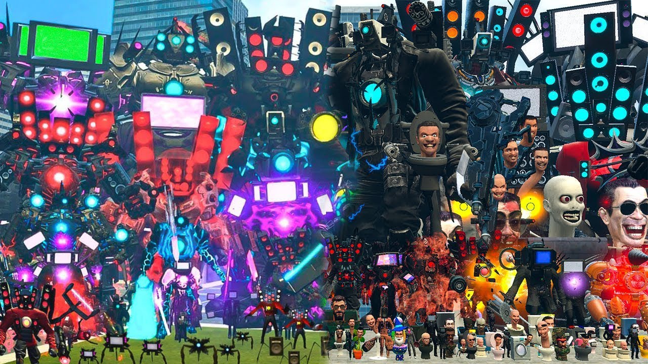 SKIBIDI TOILET FINAL WAR ⚔️ ALL BOSSES vs TITAN CAMERAMAN, TV MAN & SPEAKERMAN | Garry’s Mod