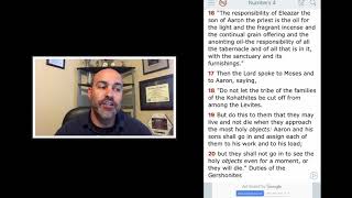 Numbers 4 - Duties of the Kohathites