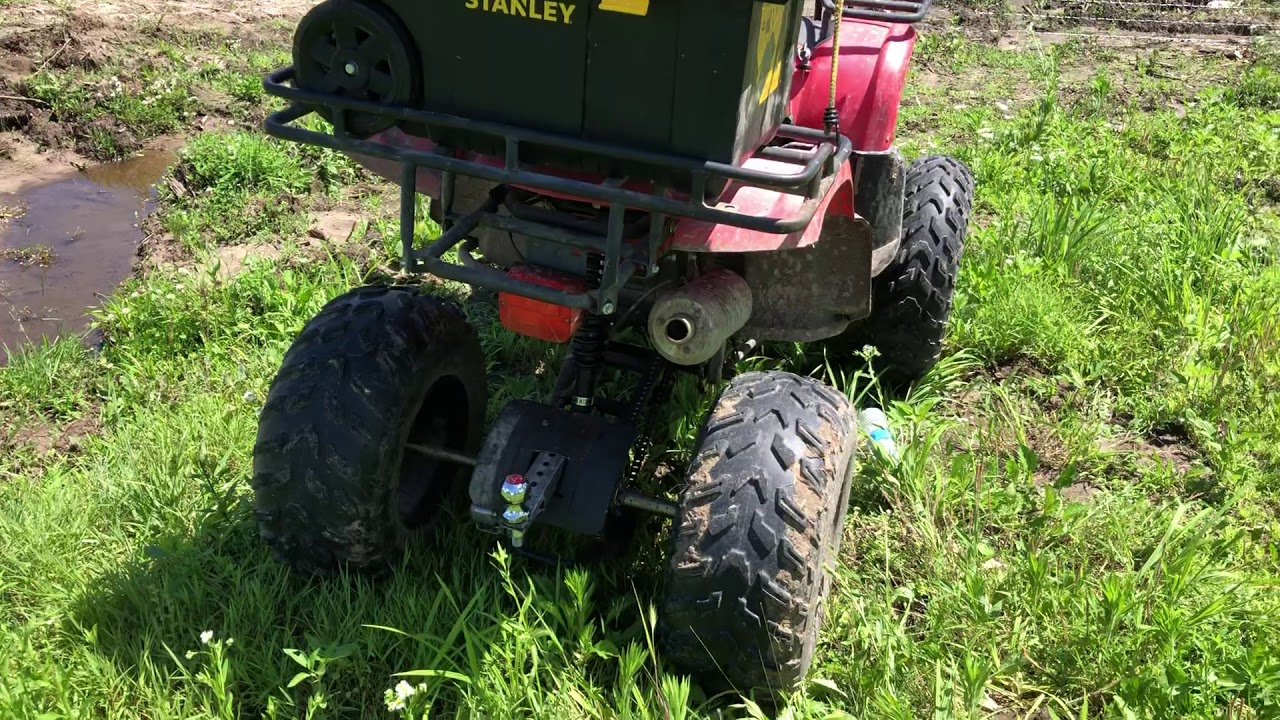DIY Custom Hitch For ATV Four Wheeler (Tao Tao ATV) YouTube