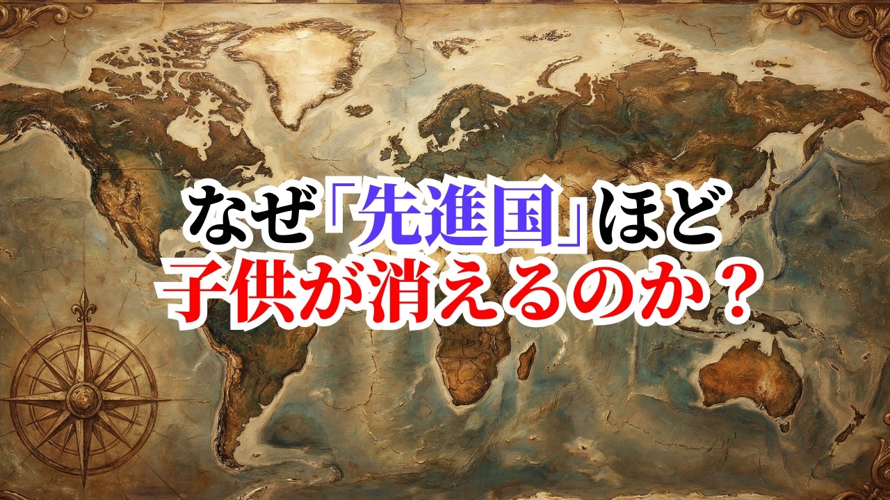 【絶滅危惧種：ヒト】先進国の少子化が必然だったワケ