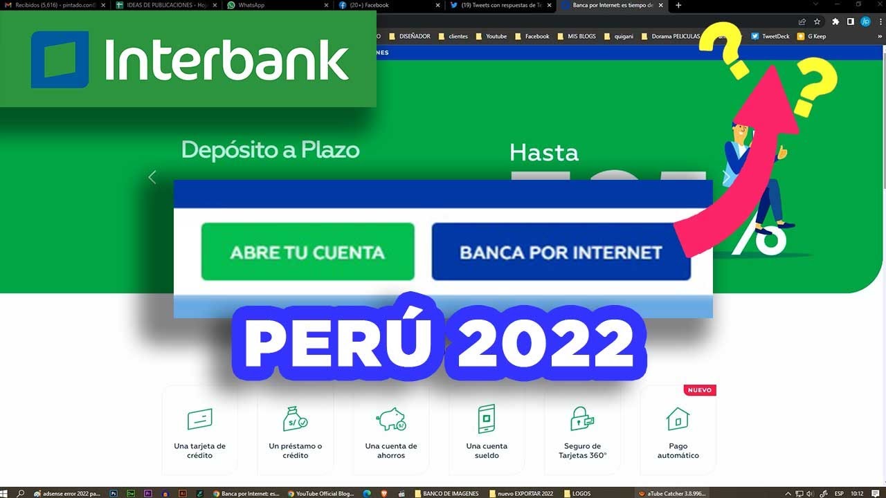 Como ingresar a la banca por de interbank Perú Junio 2022