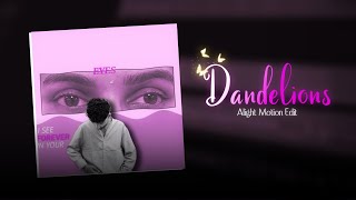 Instagram Trending Dandelions Song Reel Xml Edit In Alight Motion Rahul Royzzz