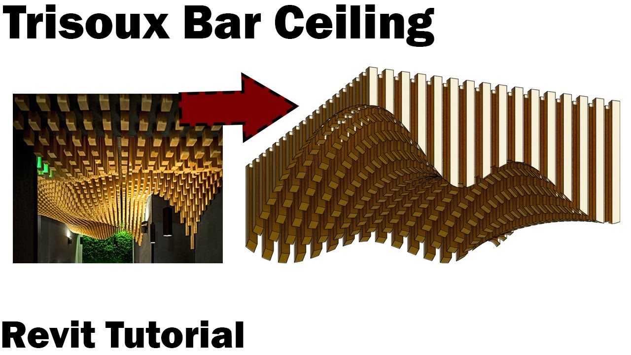 Revit Tutorial - Trisoux Bar Ceiling Design (Massing) - YouTube