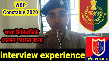 wbp constable interview experience by 2019 selected constable|wbpconstable interview experience 2022