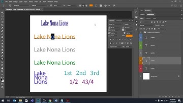 Photoshop: Character Panel (Part 1)
