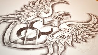 Taurus Tattoo Design - Speed Drawing