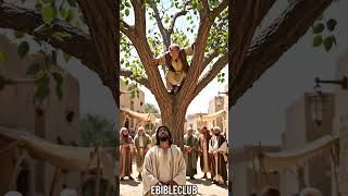 POV: You watched Jesus call Zacchaeus out of a tree 🌳 #ebibleclub #christianshorts #zacchaeus #pov