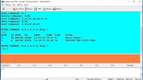 EasyTerm by UZ7HO (PBBS) - Personal Bulletin Board System