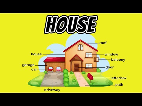 House | Parts of the House | İngilizce Evin Bölümleri | İngilizce Öğreniyorum