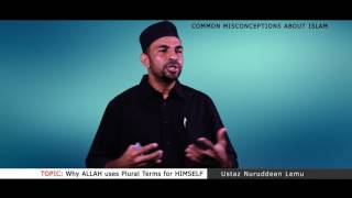 Why does Allah use Plural Terms for Himself?