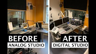 Modernization DHD audio Mixing Console 52/SX Compact Mixer Timelapse Radio Station Studio Build 2020
