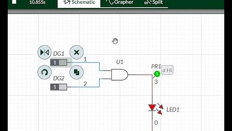 Basic Logic gates practical simulation using multisim live.