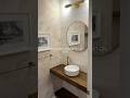 Small space, Big Transformation 🤩#homedesign #powderroomdesign #beforeandafter #transformation