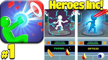 Heroes Inc Game Review Part 1 Gameplay Walkthrough iOSAndroid