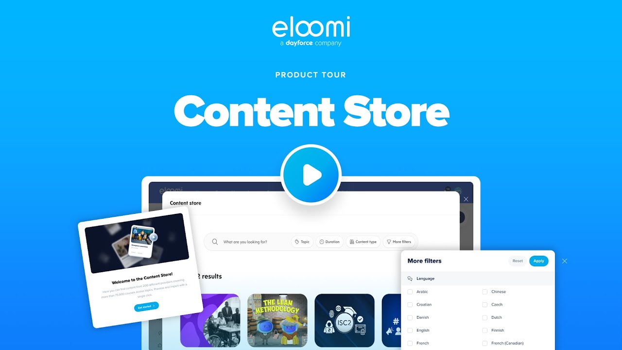 Explore a comprehensive library of learning content | eloomi Product ...