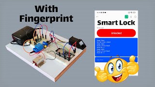 How to make Smart Fingerprint Door Lock | Remote Control & Fingerprint Management