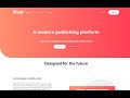 2025 Frontend mentor Blogr landing page solution using web components