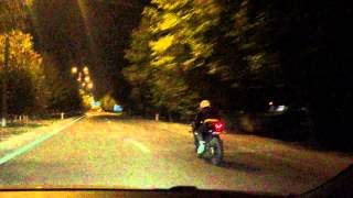 Yamaha R25 Vs Vw Scirocco 0 - 100 Kmh