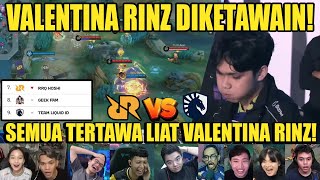 Everyone Laughed at Valentina Rinz! RRQ VS TLID Streamer Reaction in Game 2 of MPL S16