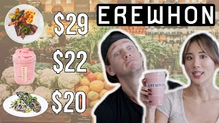 Trying the Most Expensive Dishes from EREWHON (LA&#39;s luxury supermarket) | YB vs. FOOD