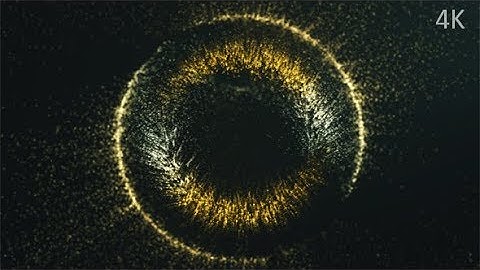 Golden Particle Loading Circle Background Loop | Motion Graphics - Videohive template