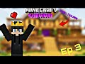 Building epic house in Minecraft |Survival Series| |PE| |Ep 3|