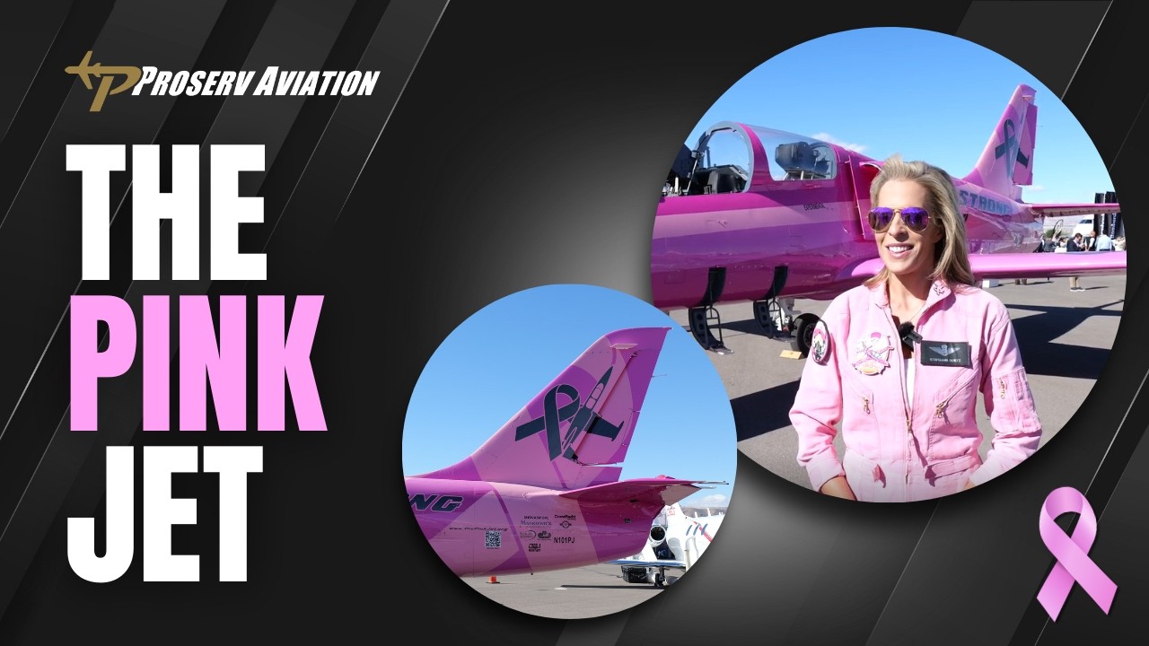 Pink Jet Project Flying for a Cause // The Pink Jet - YouTube