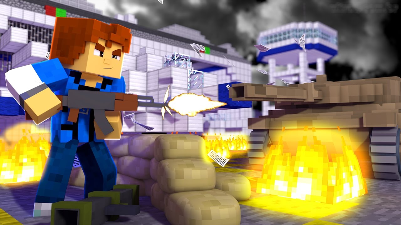 Minecraft Maps - ARMY BASE !?
