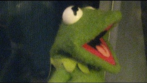 Turning a stuffed plush Kermit into a professional type handpuppet!