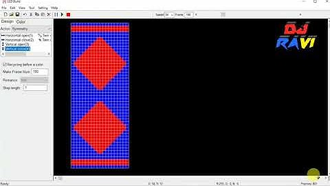 how to make effect for pixel Led Gate 20x50 by led build part 1