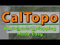 CALTOPO TUTORIAL // Backcountry Mapping Made Easy