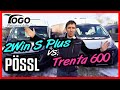 🔎 VERGLEICH 👉Pössl 2Win S Plus vs. Pössl Trenta 600 👈 2021 | TOGO REISEMOBILE | Kastenwagen Test