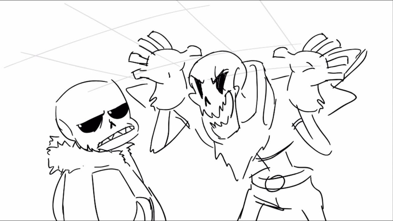 Underfell Paps and Sans   Meet The Human