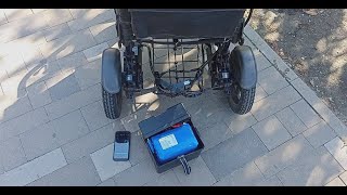 картинка: Тестируем АКБ LiFePo4 в инвалидной коляске Ortonica Pulse 150