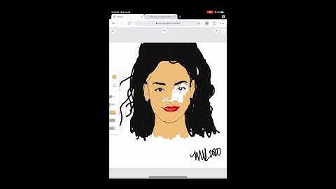 Digital Portrait Project on Chrome Canvas