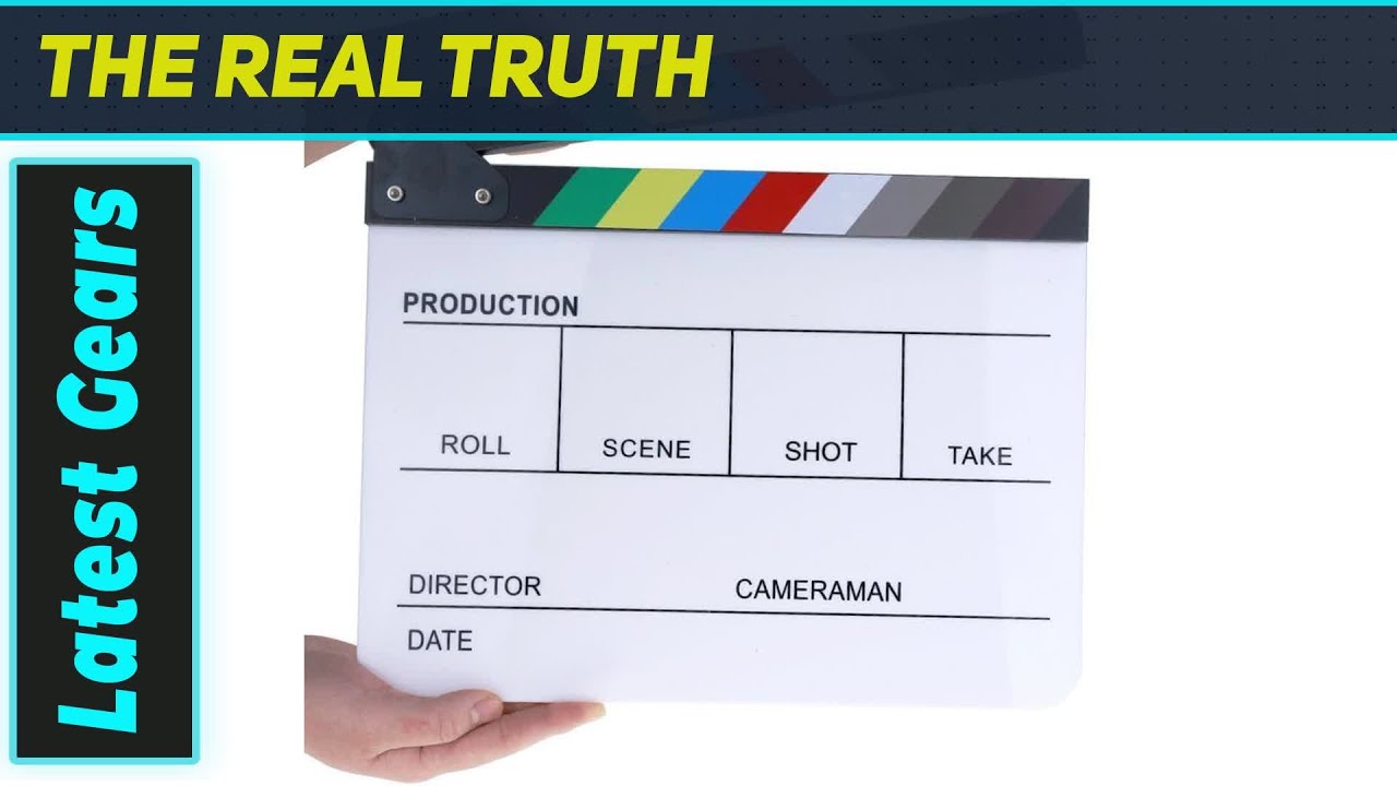 Snnisttek Professional Movie Directors Clapboard: The Ultimate Film Slate!