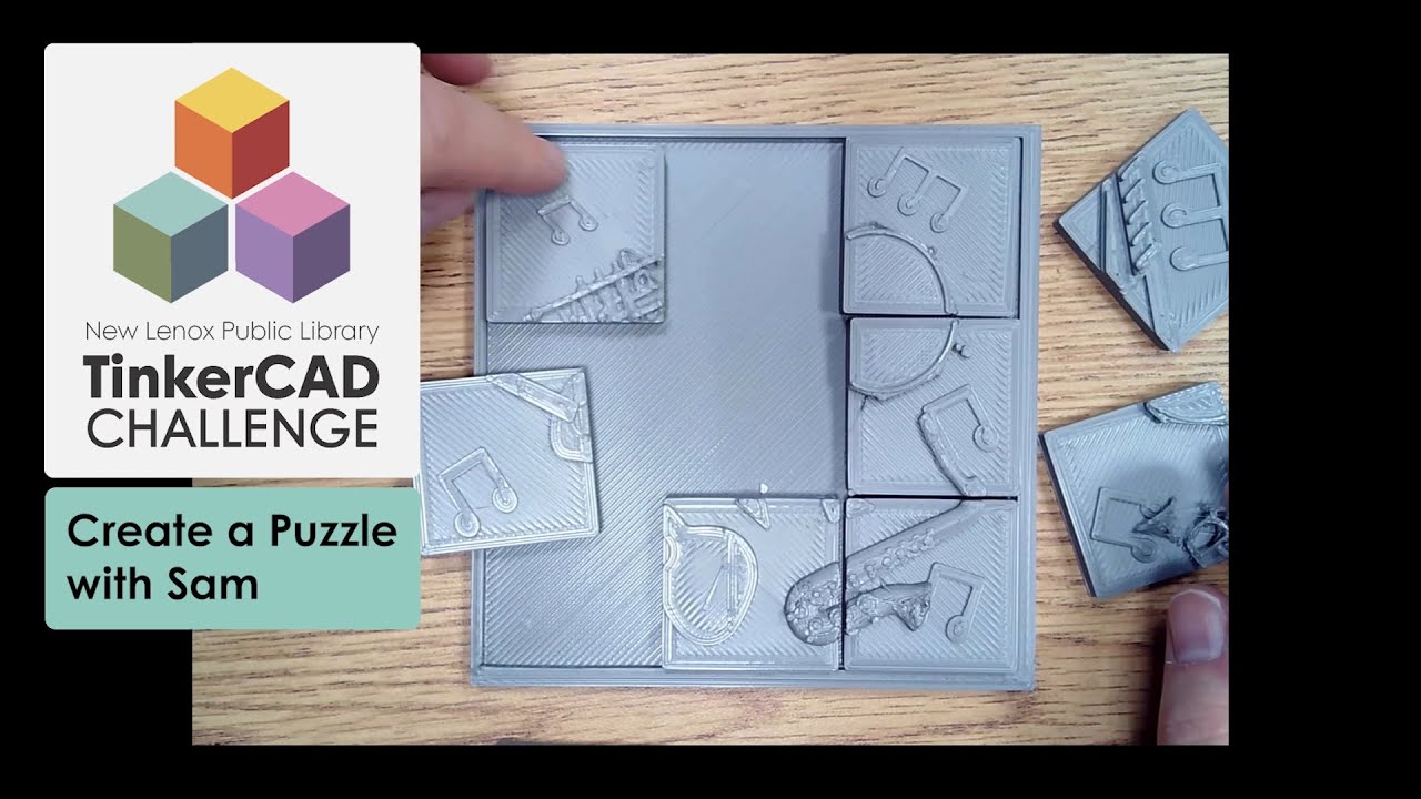 TinkerCAD Challenge Create a Custom Puzzle — Learn 3D Design