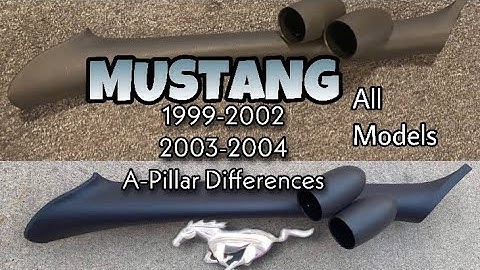 99-03(early) vs 03-04 Ford Mustang | A-Pillar differences | ALL Years | OEM + Speed Of Sound pods
