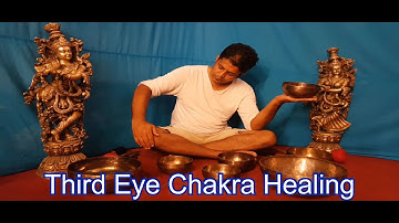20 min third eye chakra healing with himalayan singingbowl
