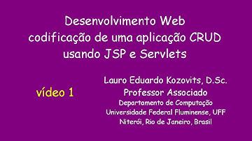 Java, JSP, Servlets, CRUD app parte 1