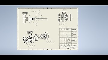 Centrifugal Pump designed in Autodesk Inventor