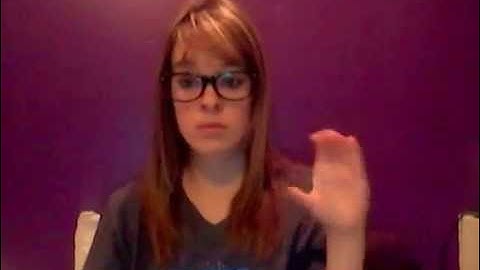 SLG102 American Sign Language II  Lesson 8 Assignment